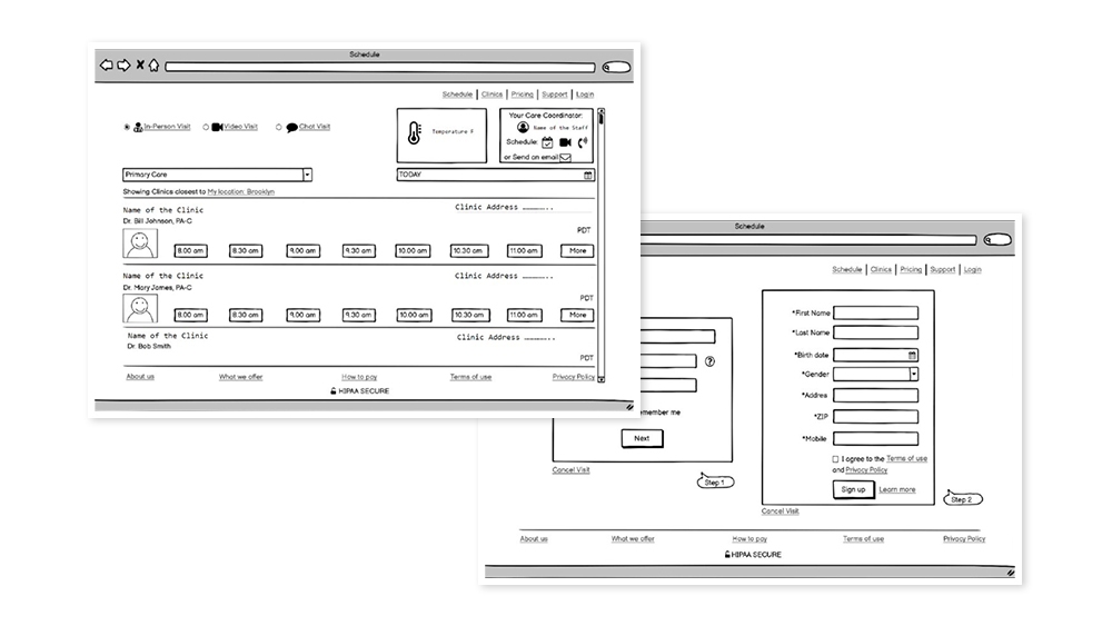 Wireframes