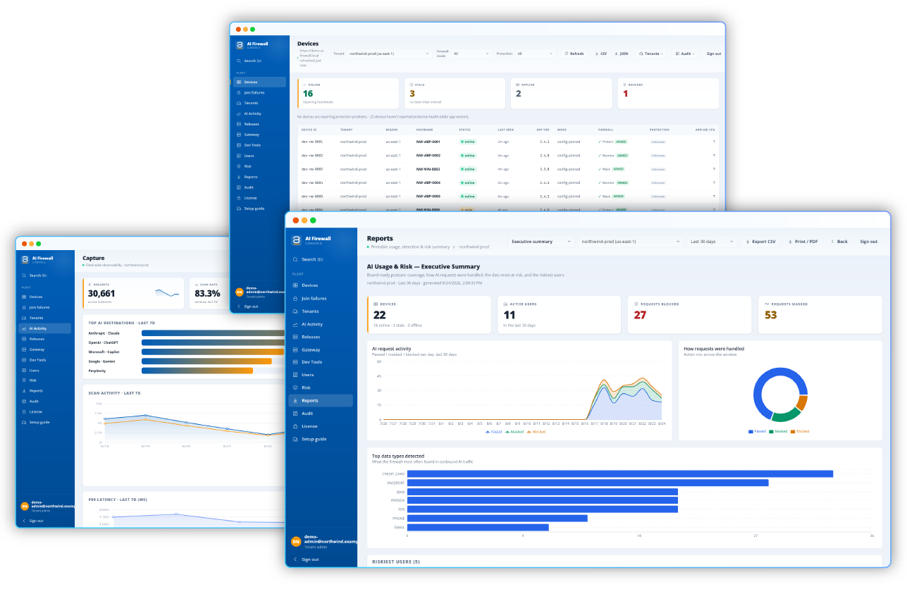 ScienceSoft On-Device AI Firewall