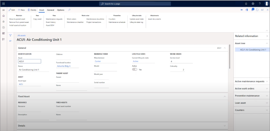 Asset Management with Microsoft Dynamics 365 Supply Chain: Full Overview