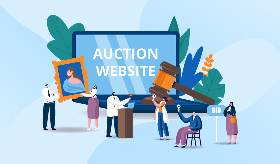 Auction website