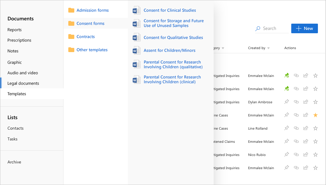 SharePoint document management in healthcare