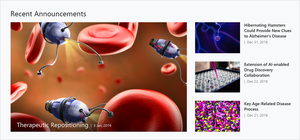 SharePoint extranet announcements in healthcare