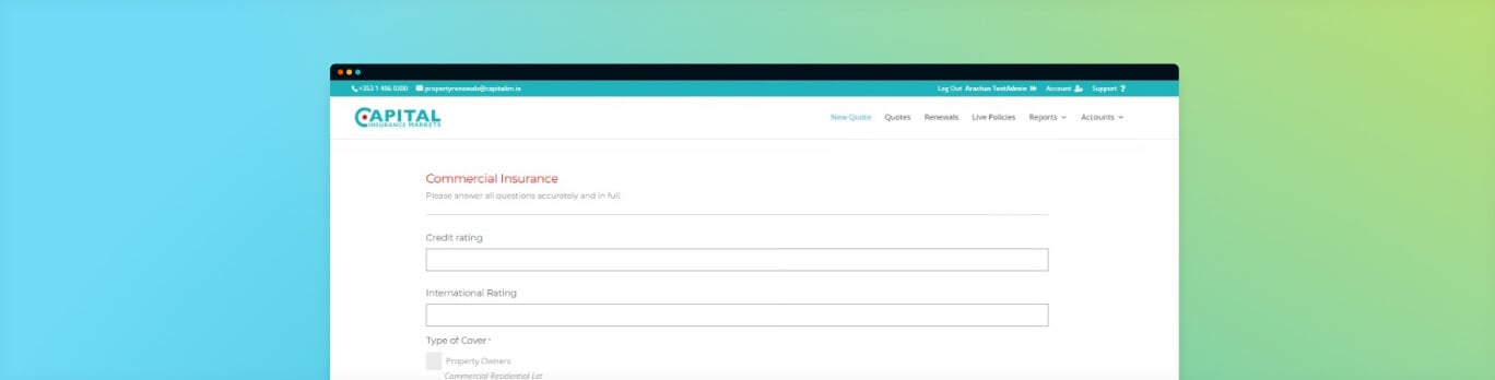 Capital IM Gets Tailored Commercial Property Insurance Software in 2 Months