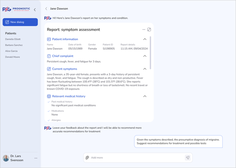 2 physician facing features