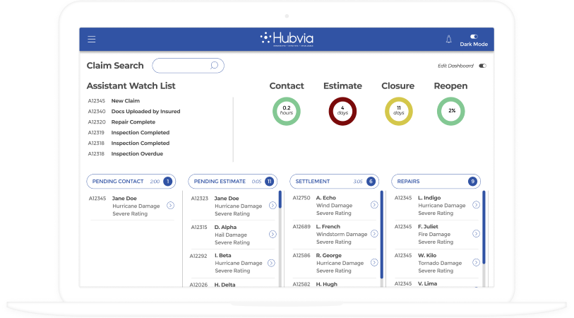 brush claims insuretech saas product