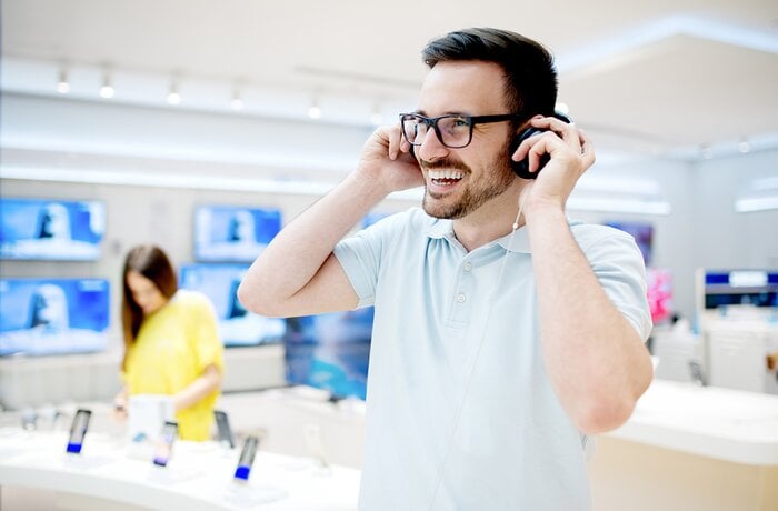 Kiosk Software for In-Store Headphone Check