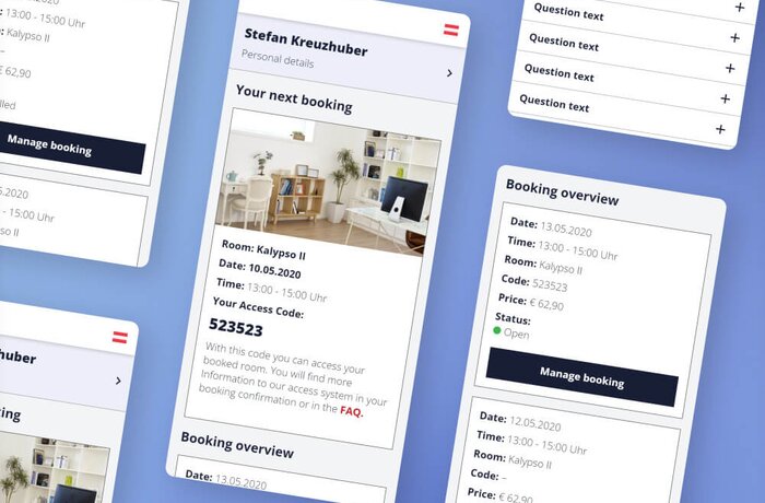 Responsive UI Design for an Online Booking Web Application