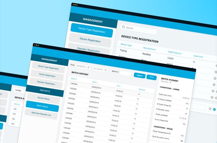 Medical Device Tracking Software Design and UI Mock-Ups to Explore a New Market Niche
