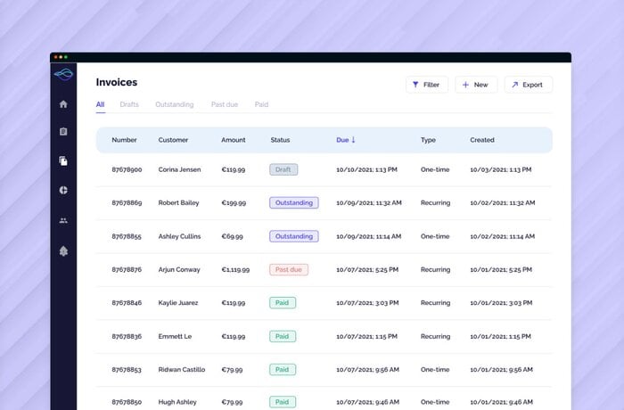 تطوير برمجيات مُخصصة للفوترة لإحدى الأسواق الأوروبية الرائدة