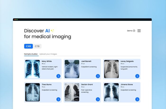 تطوير إصدار تجريبي يعمل على الويب لمنتج البرمجيات كأجهزة طبية لشركة عالمية لحلول التصوير الطبي