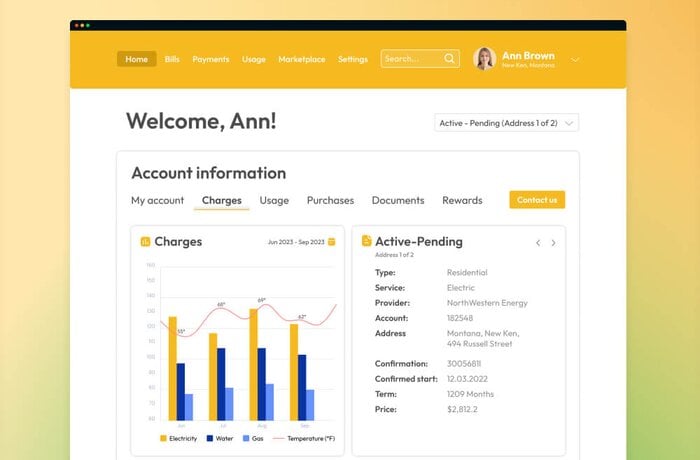 Secure and Mobile-Friendly Utility Billing App