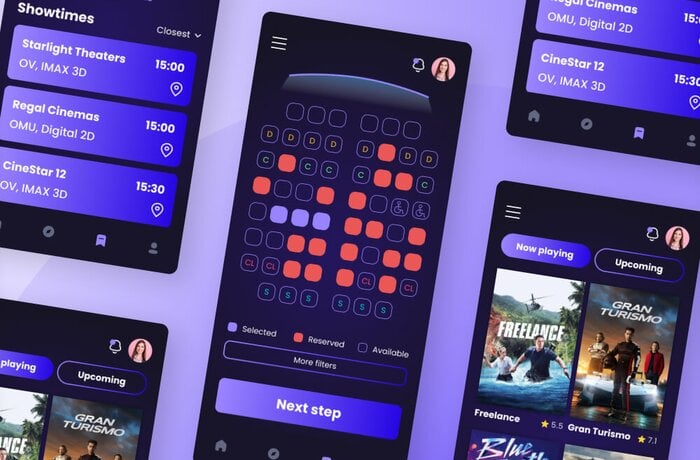 Movie Ticket Booking App for a Cinema Chain Operating in 15 European Countries