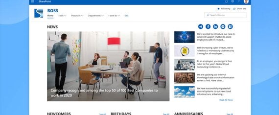 Corporate Portal for Effective Project and Knowledge Management