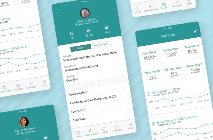 تطوير تطبيق تنسيق الرعاية المتنقلة