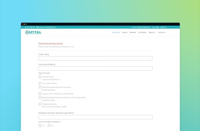 Capital IM Gets Tailored Commercial Property Insurance Software in 2 Months