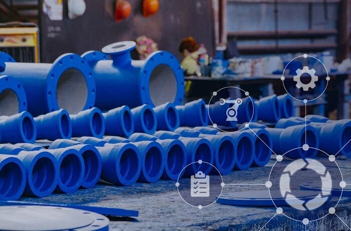 تطوير نظام برمجي لإدارة الدورة الكاملة لتصنيع وصلات أنابيب النفط والغاز