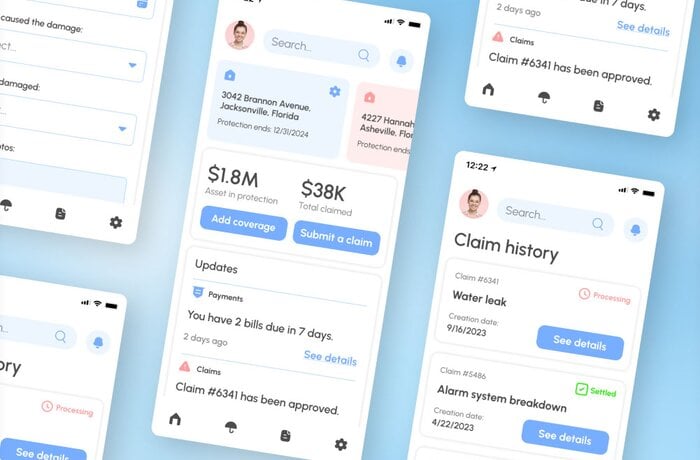 تطوير تطبيقي تأمين لنظامي iOS وأندرويد، ما أسهم في خفض عبء العمل على شركة التأمين بنسبة 50%