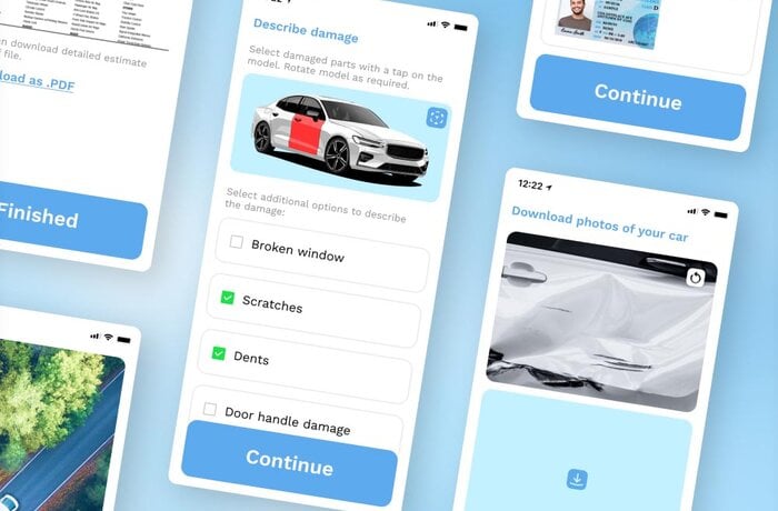 تطوير تطبيق تأمين مزوّد بنماذج ثلاثية الأبعاد للسيارات يسهّل تجربة تقديم المطالبات رقميًا