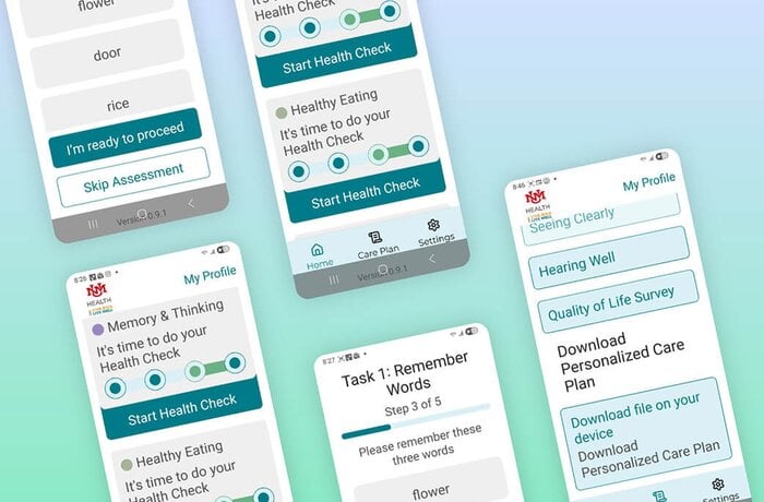 Mobile App for UNM Health Sciences Center to Support Its Statewide Healthy Aging Program
