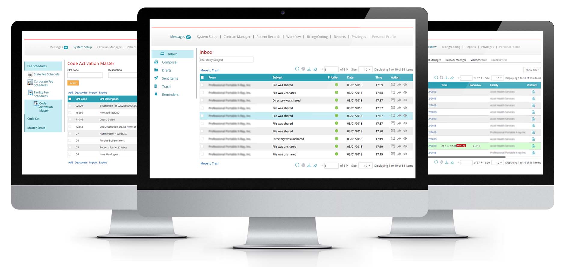 migration of legacy enterprise management system to java and javascript 3 screens