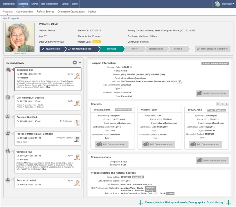 marketing module prospects