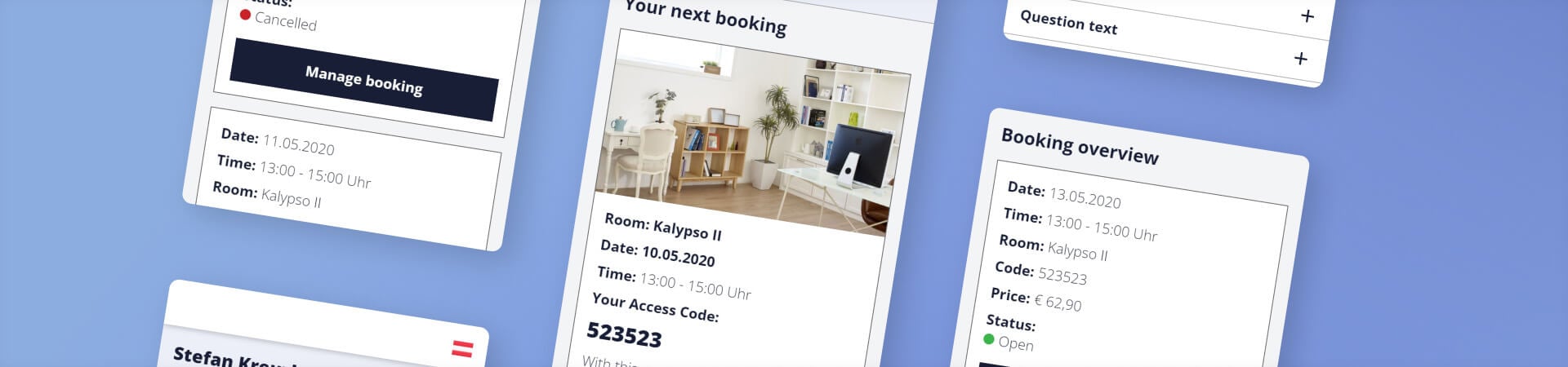 Responsive UI Design for an Online Booking Web Application