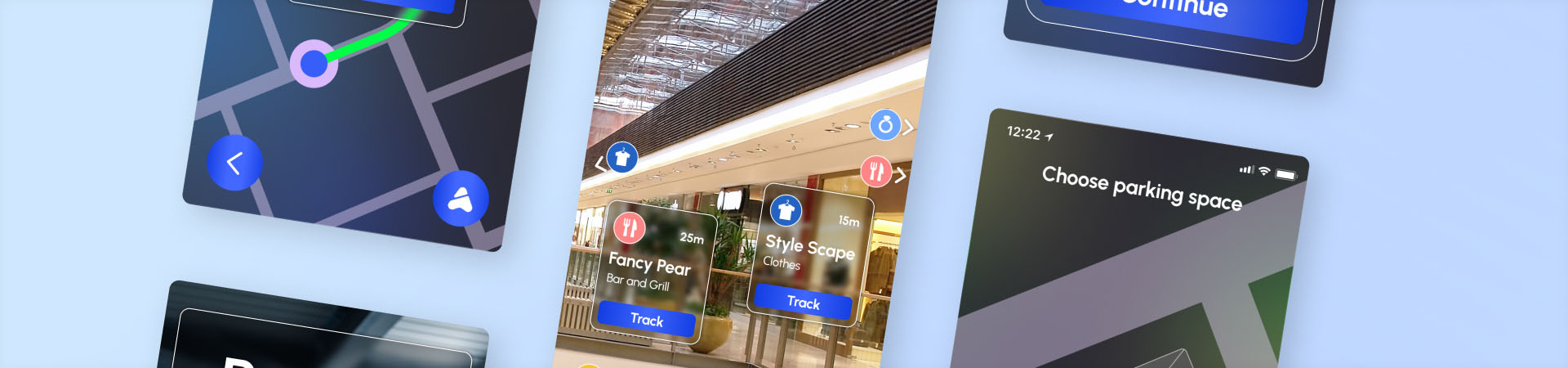 Retail App with GPS and AR Functionality to Enhance Shopping Mall Experience 