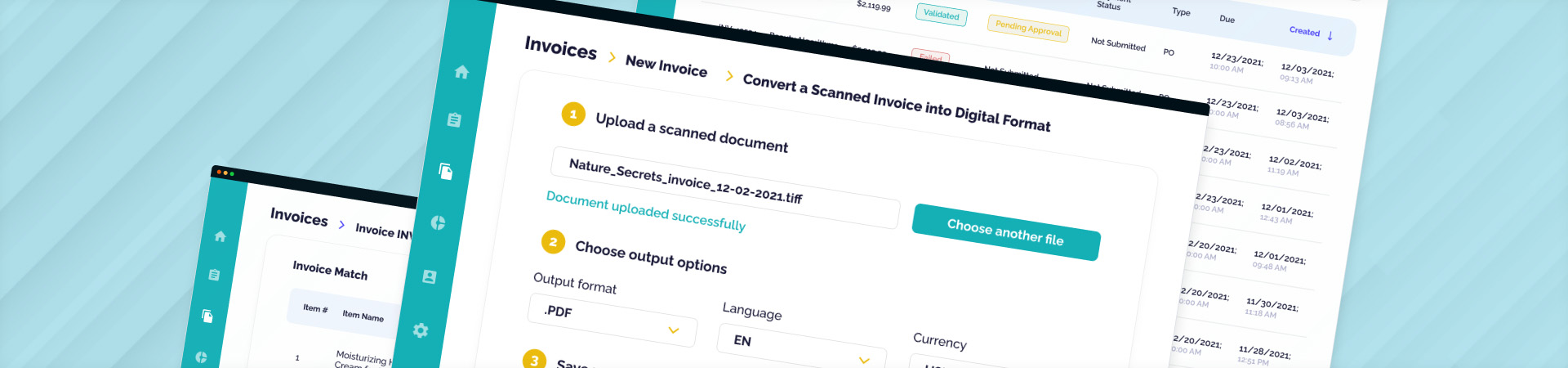 AI-Based Software Product for Fully Automated Invoice Processing