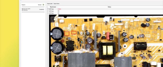 Image Analysis Software for Automated Optical Inspections