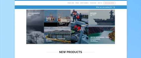 SharePoint-Based Public Website to Showcase and Sell Hi-Tech Marine Equipment