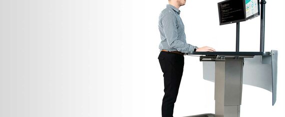 User-Friendly Software for Active Motion Workstations to Track Employee Physical Activity