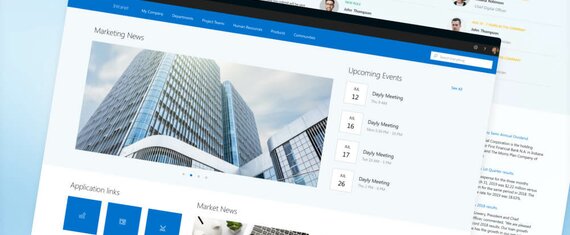 SharePoint Intranet Redesign and Enhancement with Business and Social Features