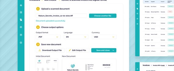 AI-Based Software Product for Fully Automated Invoice Processing