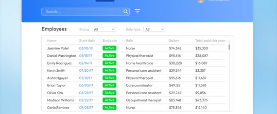 Payroll System Redesign for a Home Healthcare SaaS in 4 Weeks