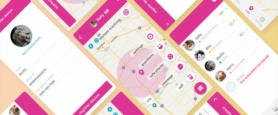 Native iOS/Android Apps and Device Software for Wearable Pet Trackers Delivered in 4 Months