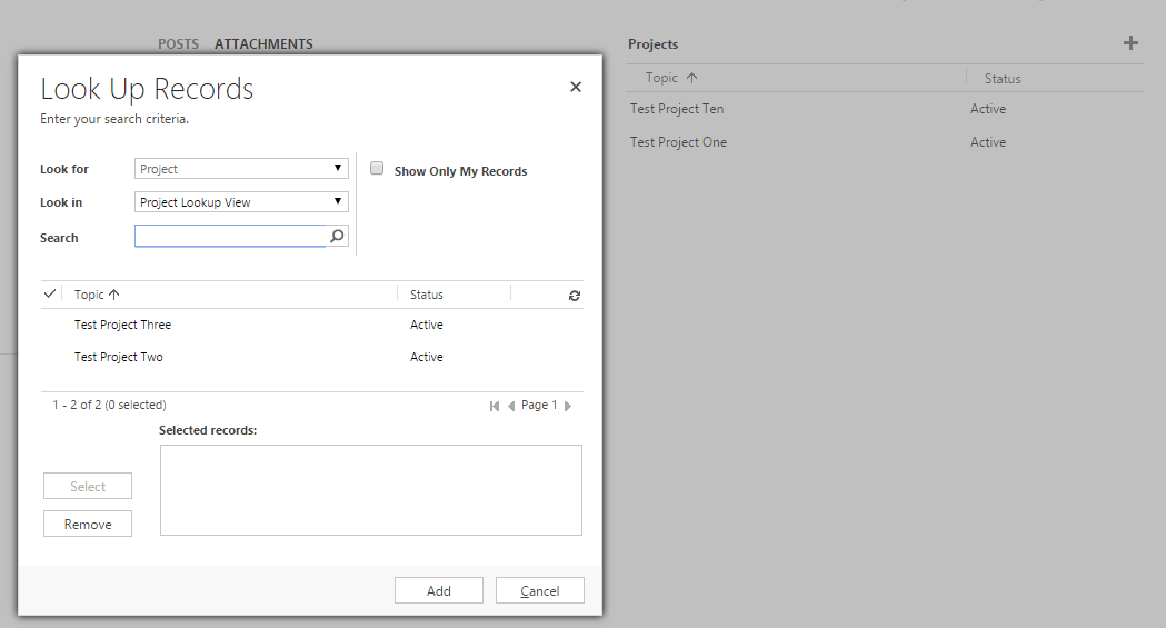 N-to-N greed for MS Dynamics CRM