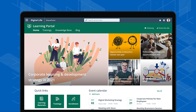 SharePoint Learning Portal Demo | ScienceSoft
