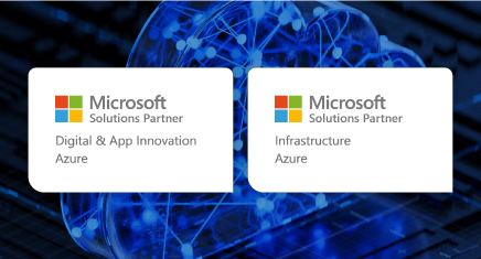 Microsoft Awards ScienceSoft with Digital & App Innovation (Azure) and Infrastructure (Azure) Badges 