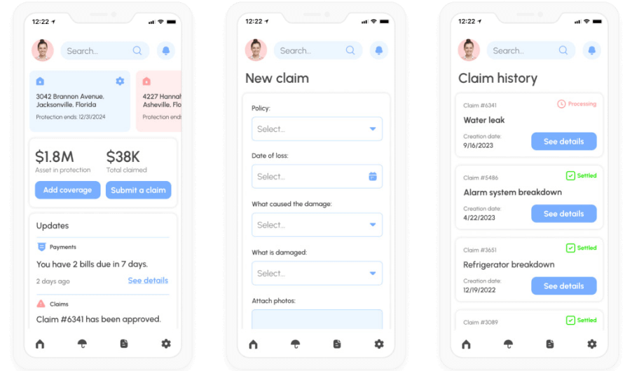 Mobile self-service app