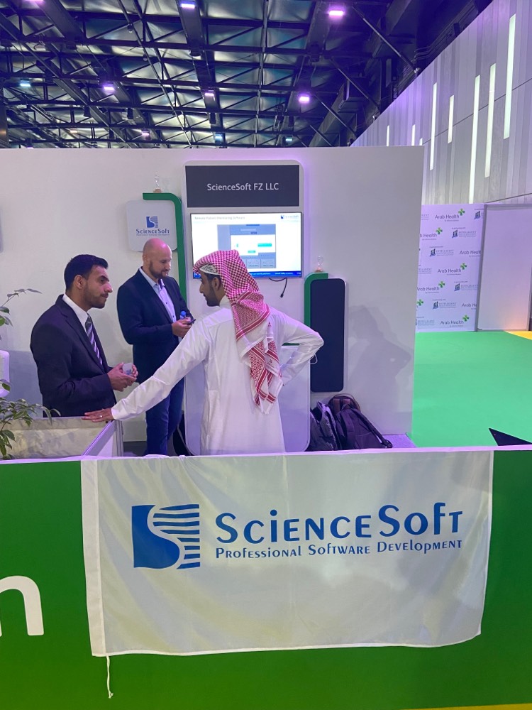 ScienceSoft offered valuable insights to partners from 32+ countries, including UAE, Saudi Arabia, Qatar, Bahrain, Kuwait, USA, Austria, the UK, Israel, Germany, Malaysia.