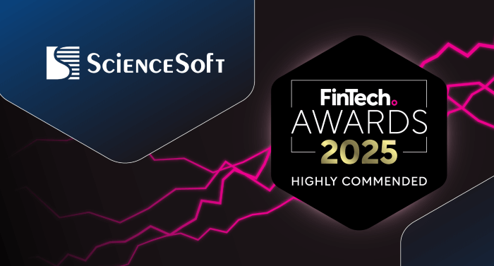 ScienceSoft Named Among DeFi Leaders at the Global FinTech Awards 2025