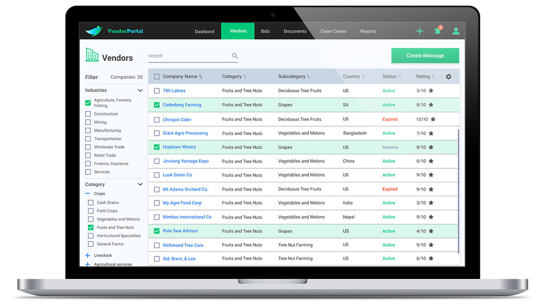 B2B Vendor Portal Demo